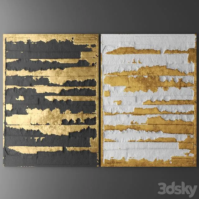 Decor for wall. Panel. 3D (Plywood wood on CNC machines potal paint) 3D Model Decor for wall. Panel. 3D (Plywood wood on CNC machines potal paint) 3D Model