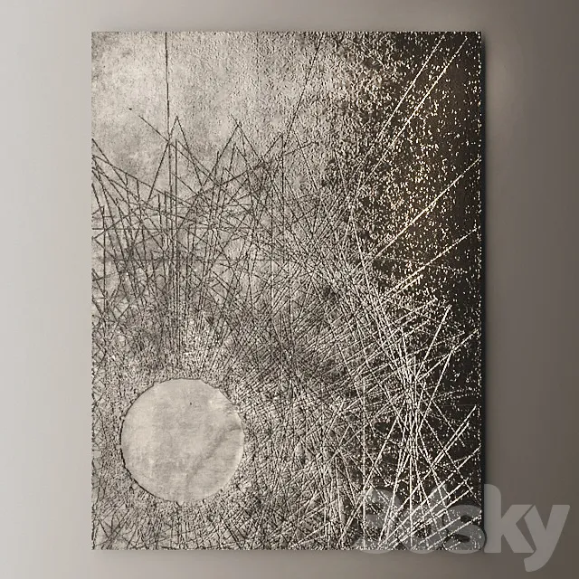 Decor for wall. Panel. 3D Model