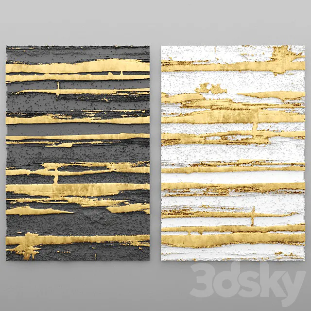 Decor for wall. Panel. 3DModel - 3DSKY Decor Helper