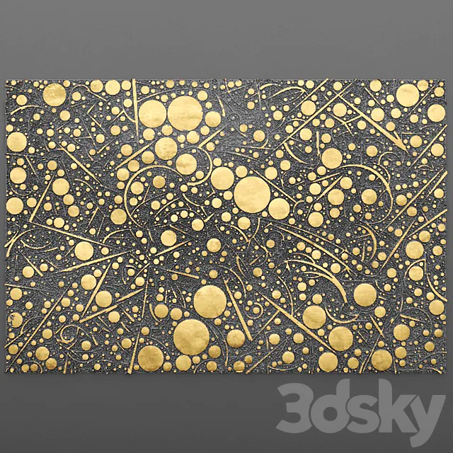 Decor for wall. Panel. 3DModel Decor for wall. Panel. 3DModel
