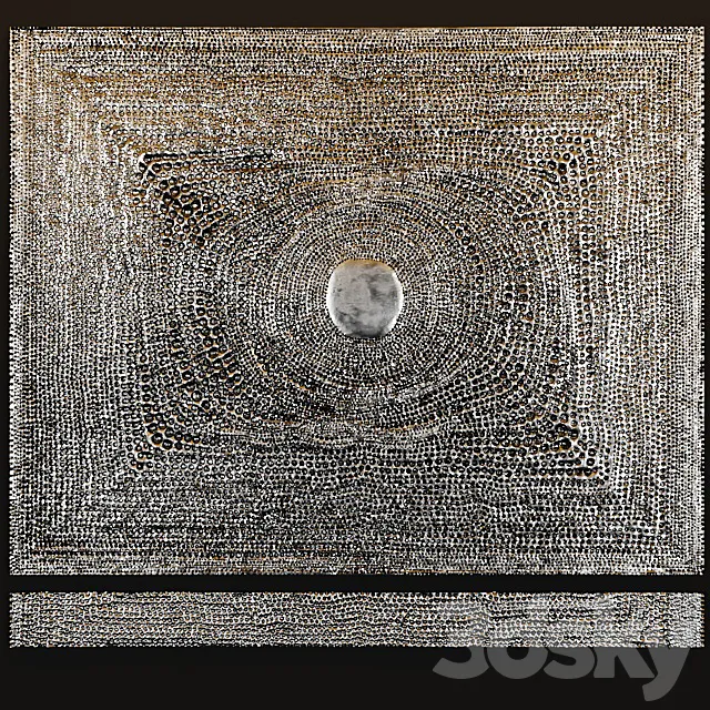 Decor for wall. Panel. 3D Model Decor for wall. Panel. 3D Model