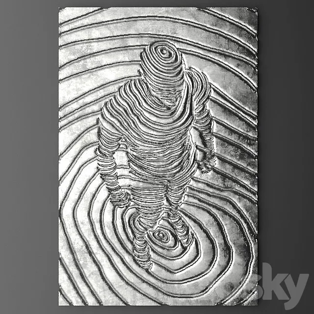 Decor for wall. Panel. 3DModel Decor for wall. Panel. 3DModel