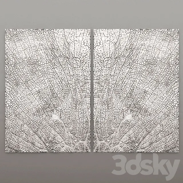 Decor for wall. Panel. Carving. 3D Model Decor for wall. Panel. Carving. 3D Model