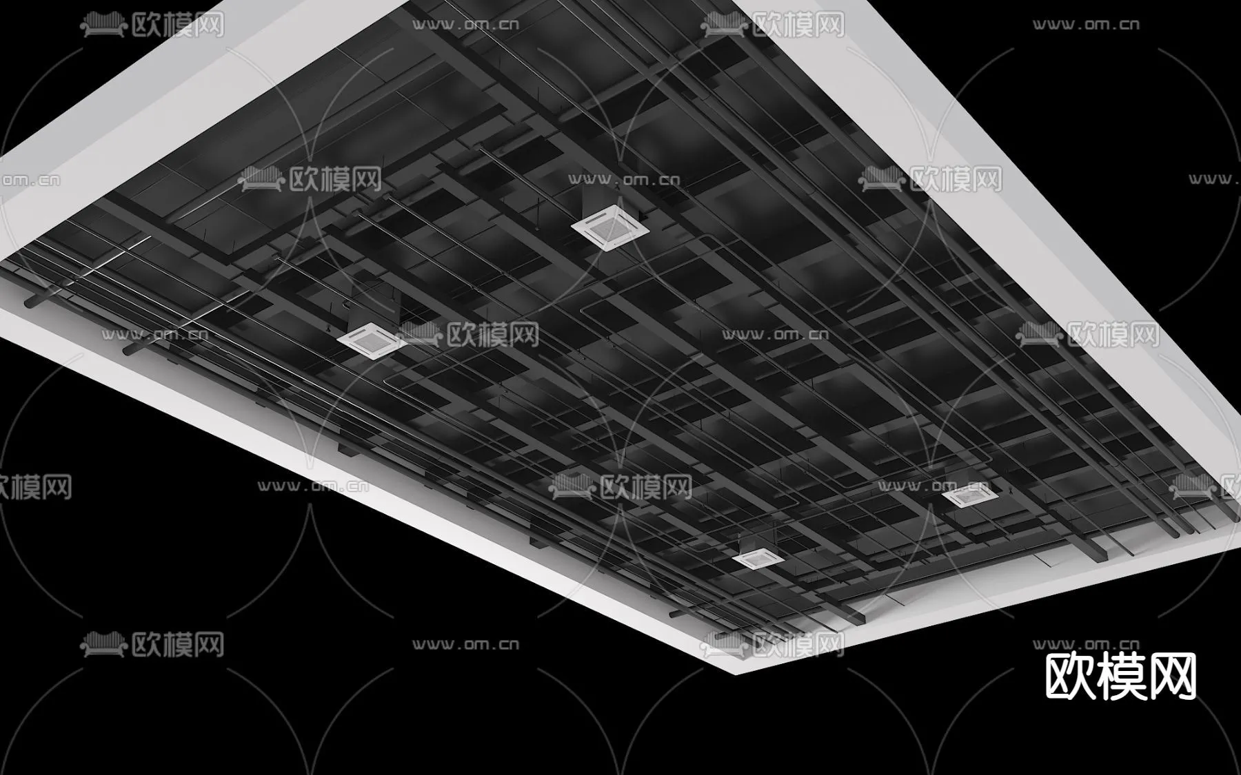 DECOR HELPER – DETAIL – CEILING – 3D Model For Interior Design – 11504