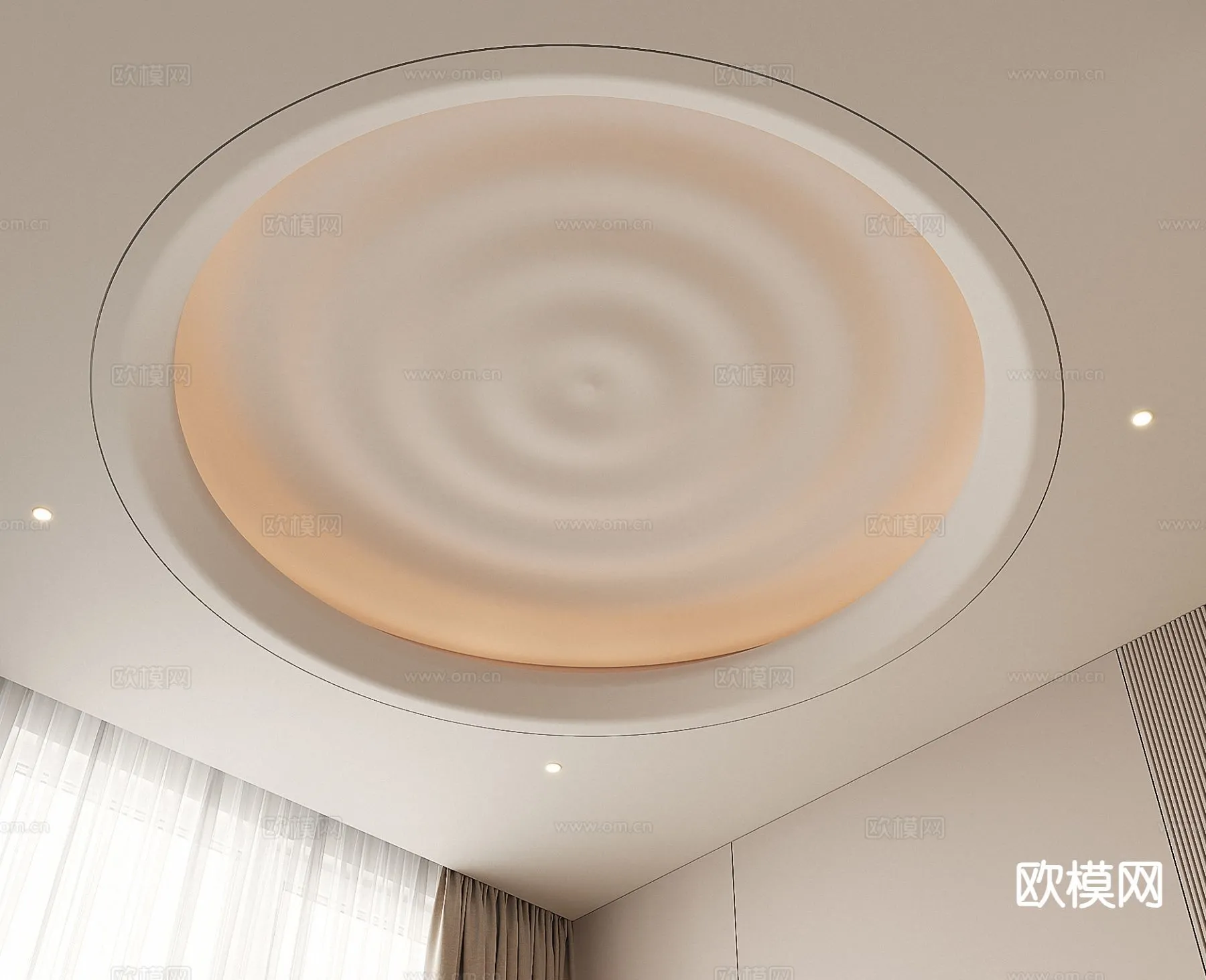 DECOR HELPER – DETAIL – CEILING – 3D Model For Interior Design – 11524