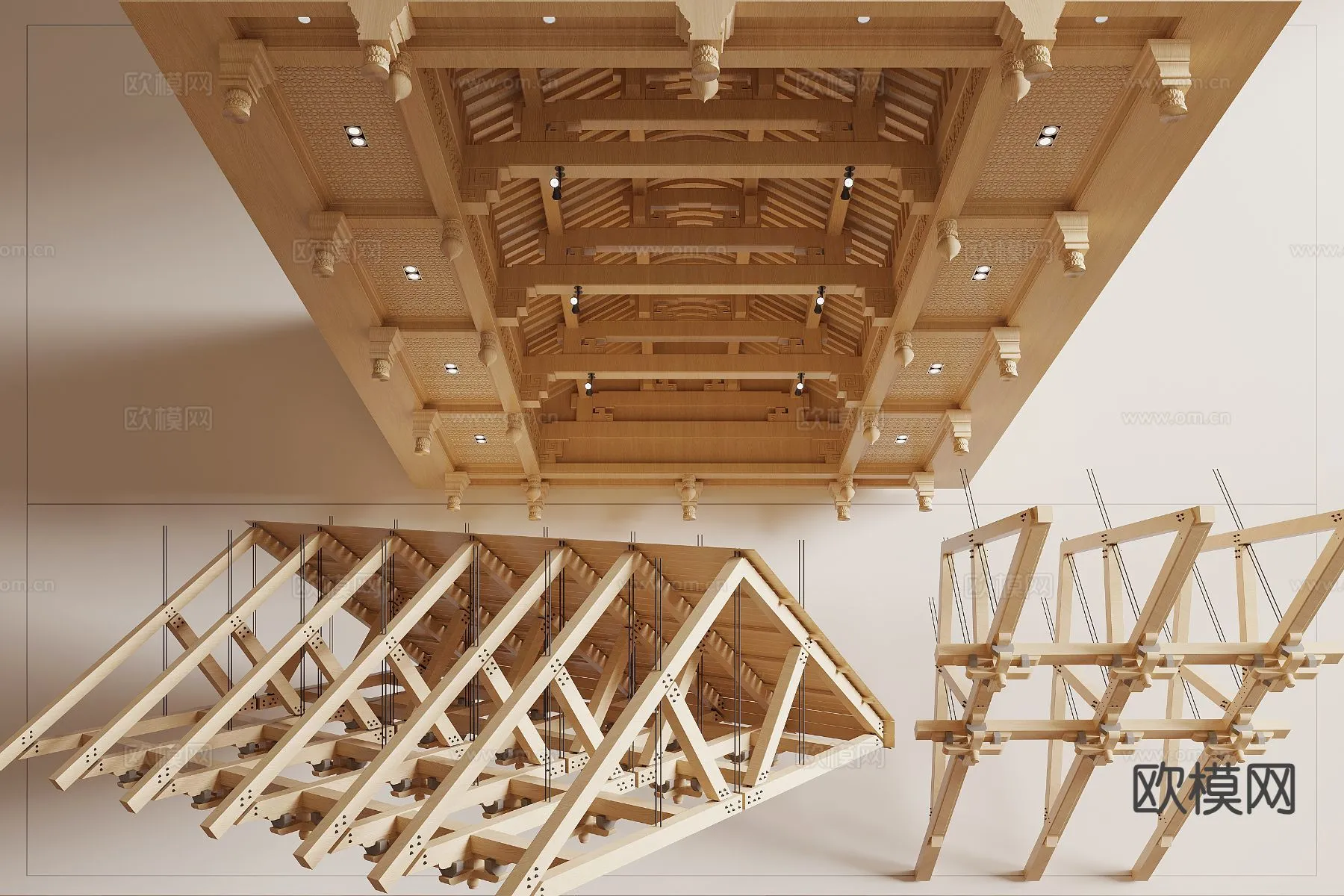 DECOR HELPER – DETAIL – CEILING – 3D Model For Interior Design – 11563