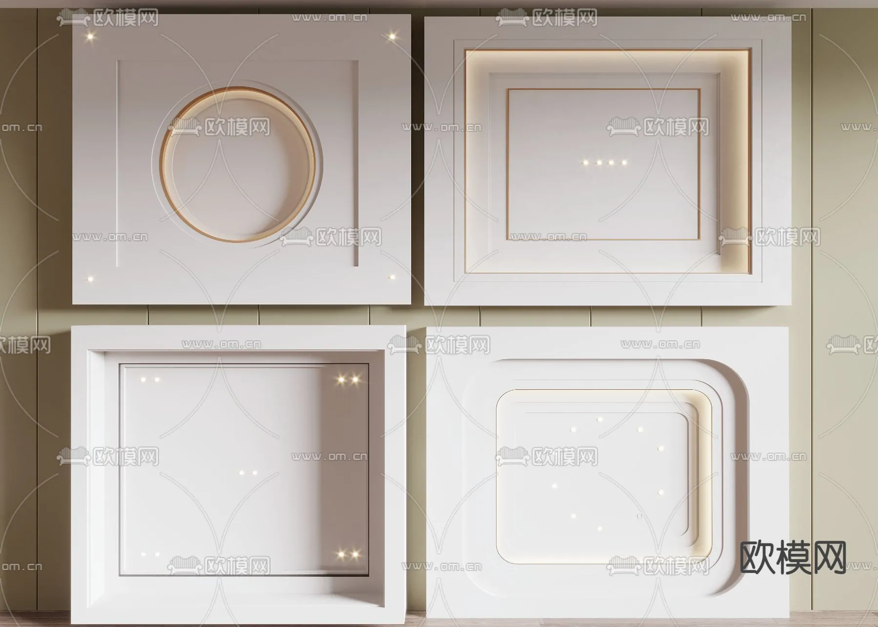 DECOR HELPER – DETAIL – CEILING – CORONA – 3D MODEL – 3157