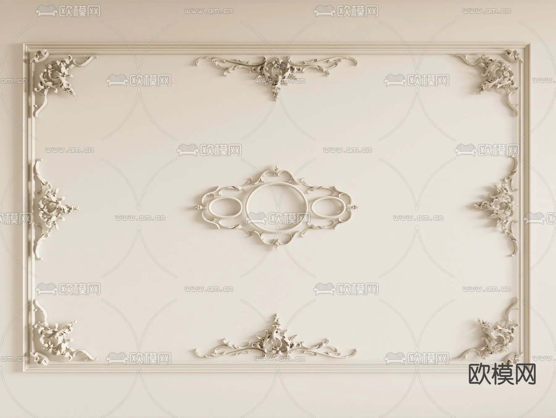 DECOR HELPER – DETAIL – CEILING – CORONA – 3D MODEL – 3225