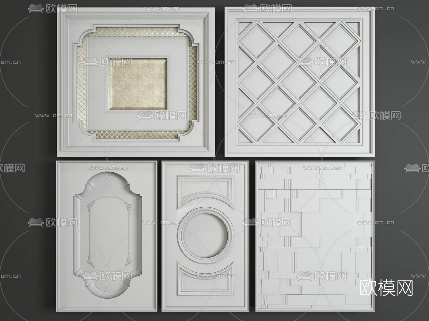 DECOR HELPER – DETAIL – CEILING – VRAY / CORONA – 3D MODEL – 3134