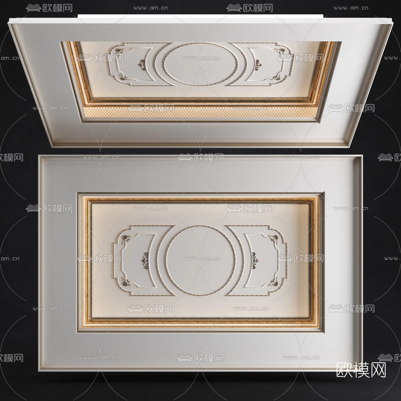 DECOR HELPER – DETAIL – CEILING – VRAY / CORONA – 3D MODEL – 3136