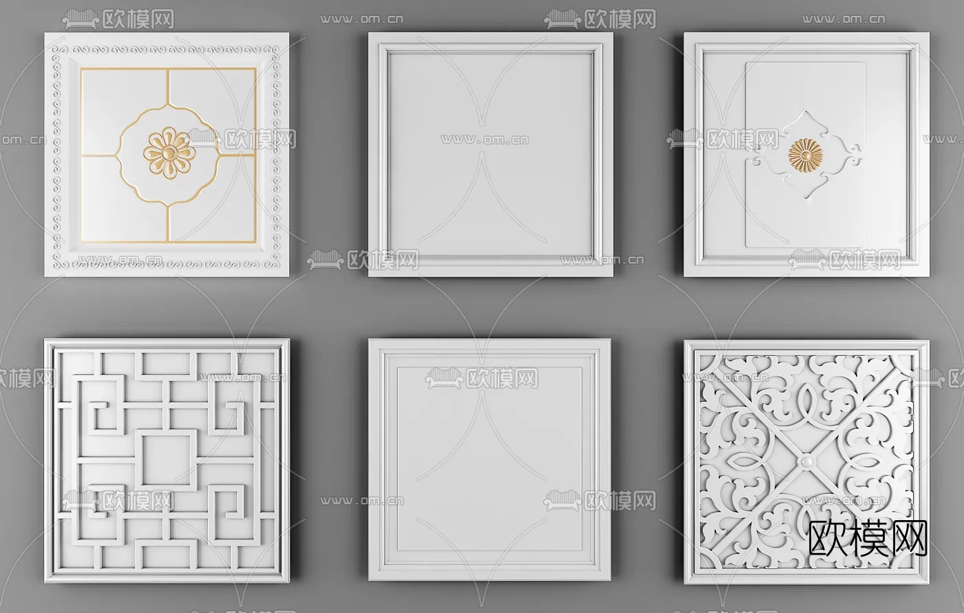 DECOR HELPER – DETAIL – CEILING – VRAY / CORONA – 3D MODEL – 3137