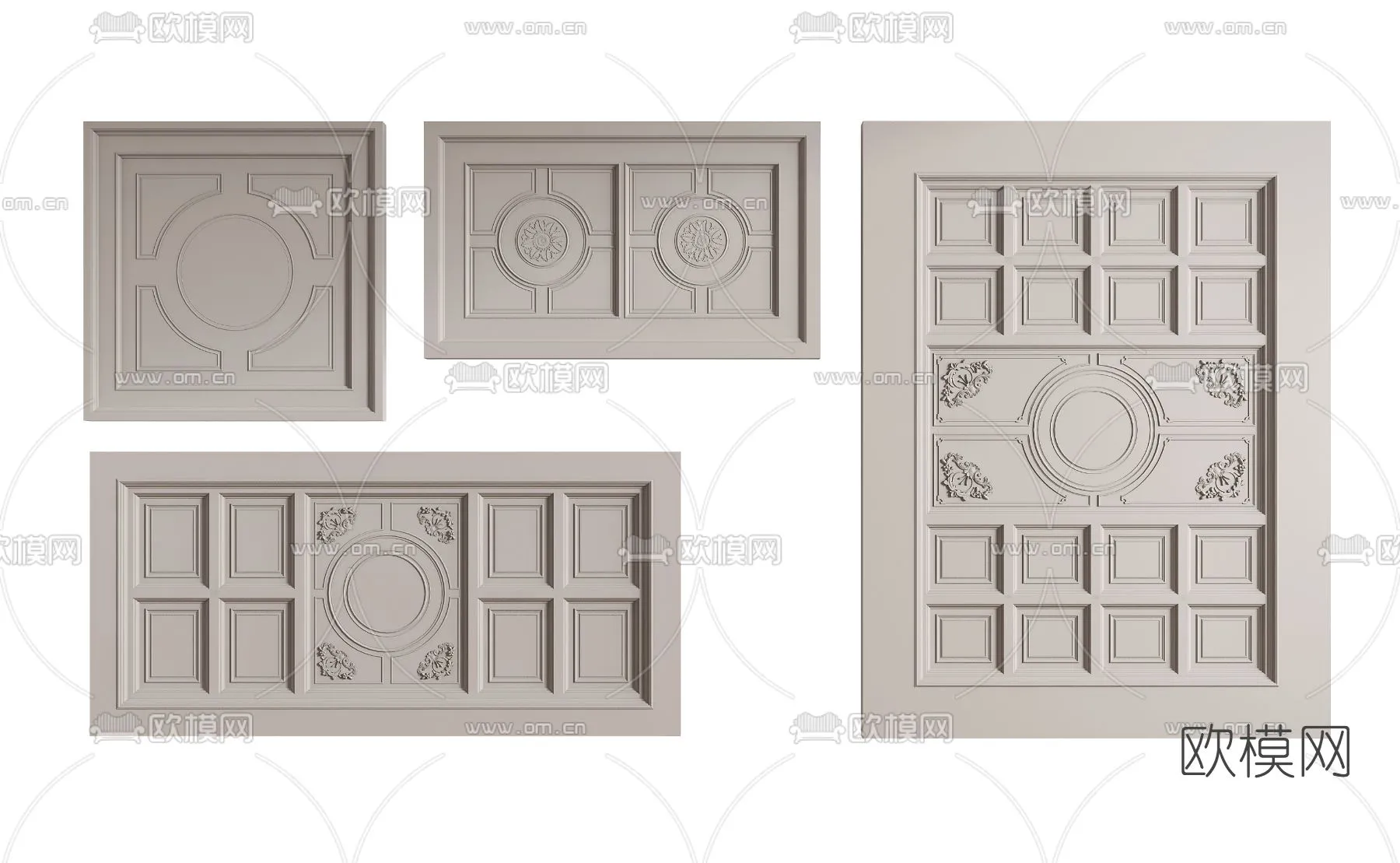 DECOR HELPER – DETAIL – CEILING – VRAY / CORONA – 3D MODEL – 3141