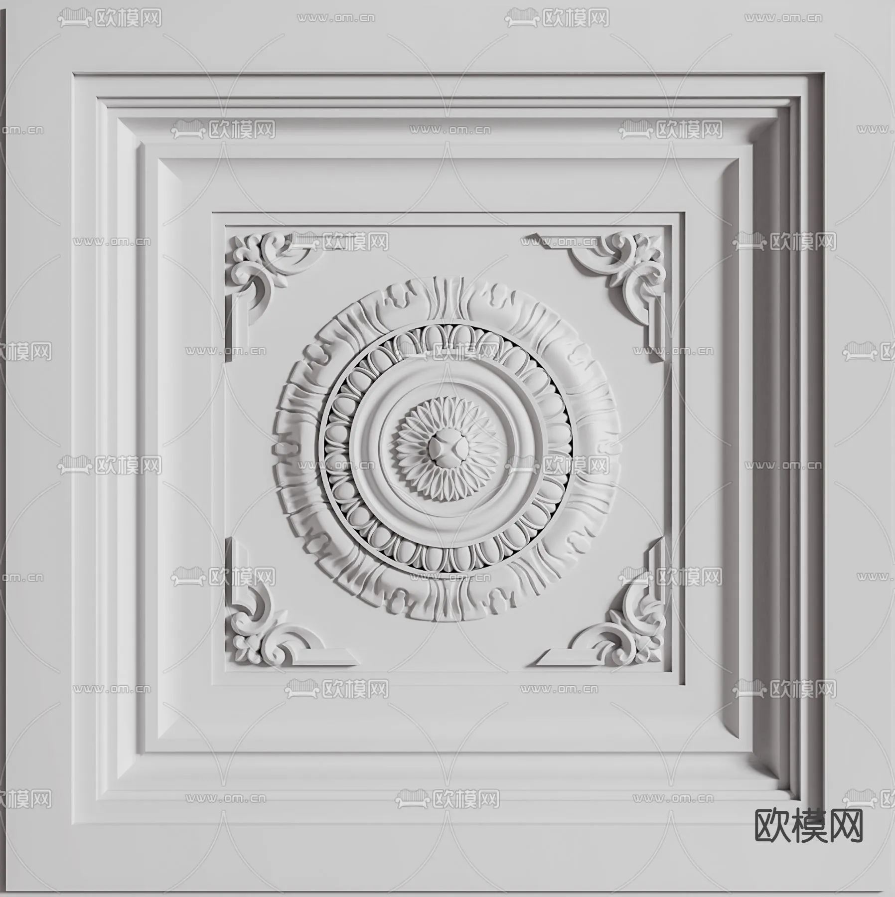 DECOR HELPER – DETAIL – CEILING – VRAY / CORONA – 3D MODEL – 3143