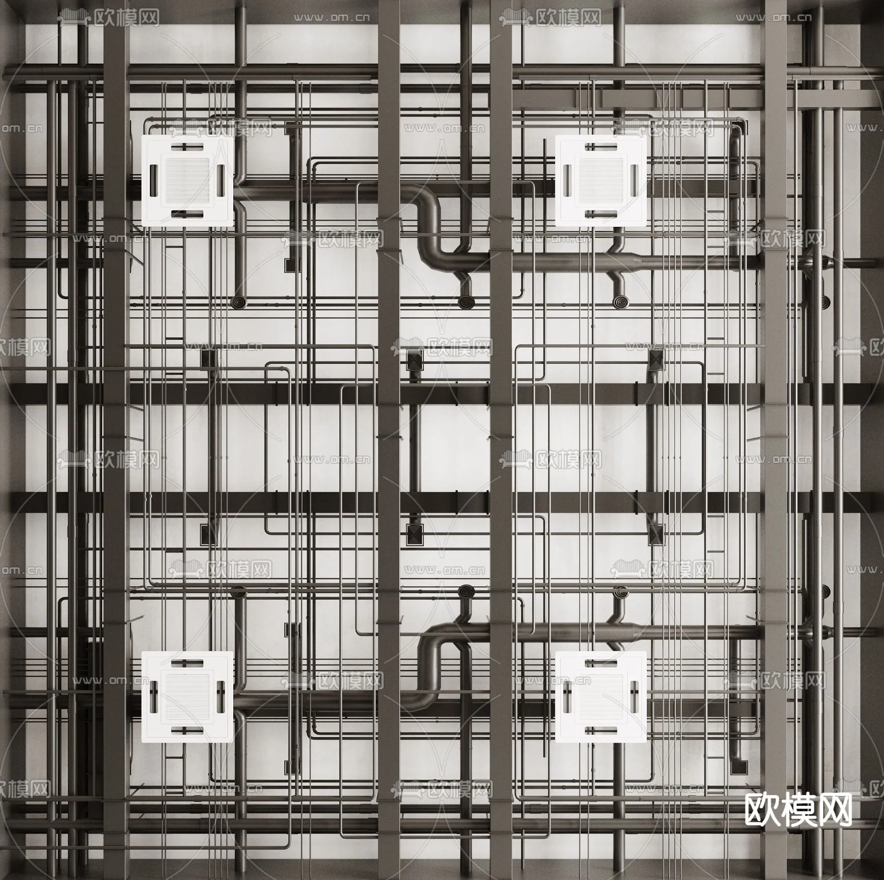 DECOR HELPER – DETAIL – CEILING – VRAY / CORONA – 3D MODEL – 3150