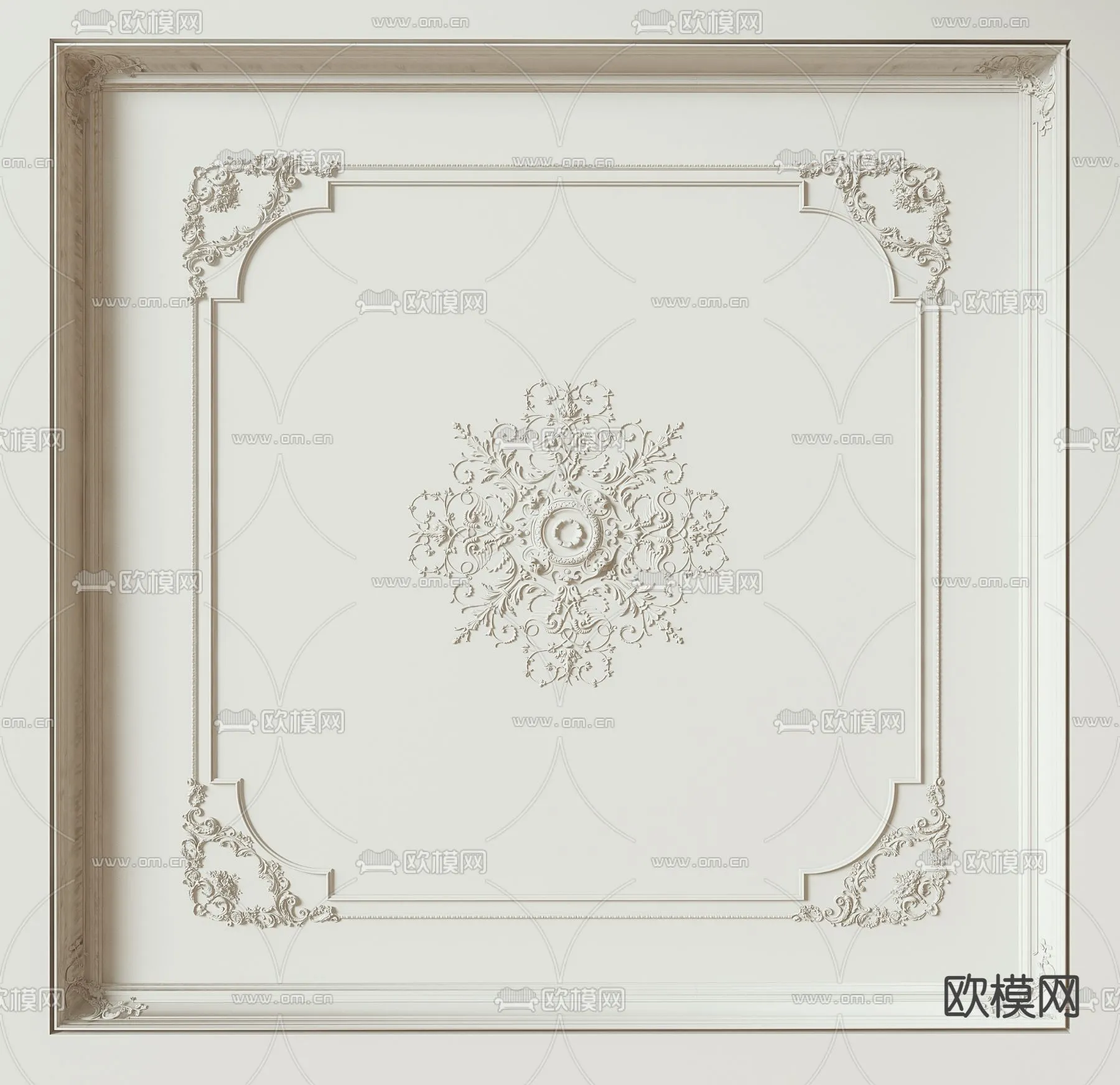 DECOR HELPER – DETAIL – CEILING – VRAY / CORONA – 3D MODEL – 3151