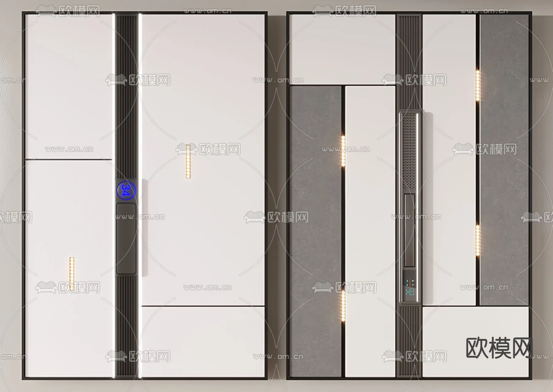 DECOR HELPER – DETAIL – CEILING – VRAY / CORONA – 3D MODEL – 3153