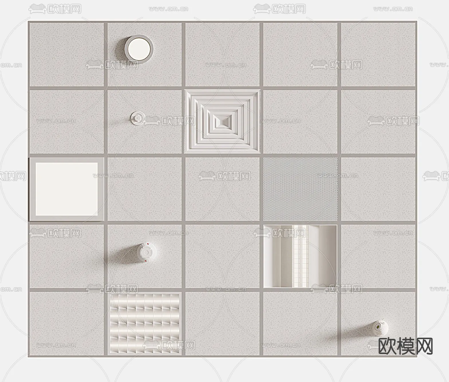 DECOR HELPER – DETAIL – CEILING – VRAY / CORONA – 3D MODEL – 3163