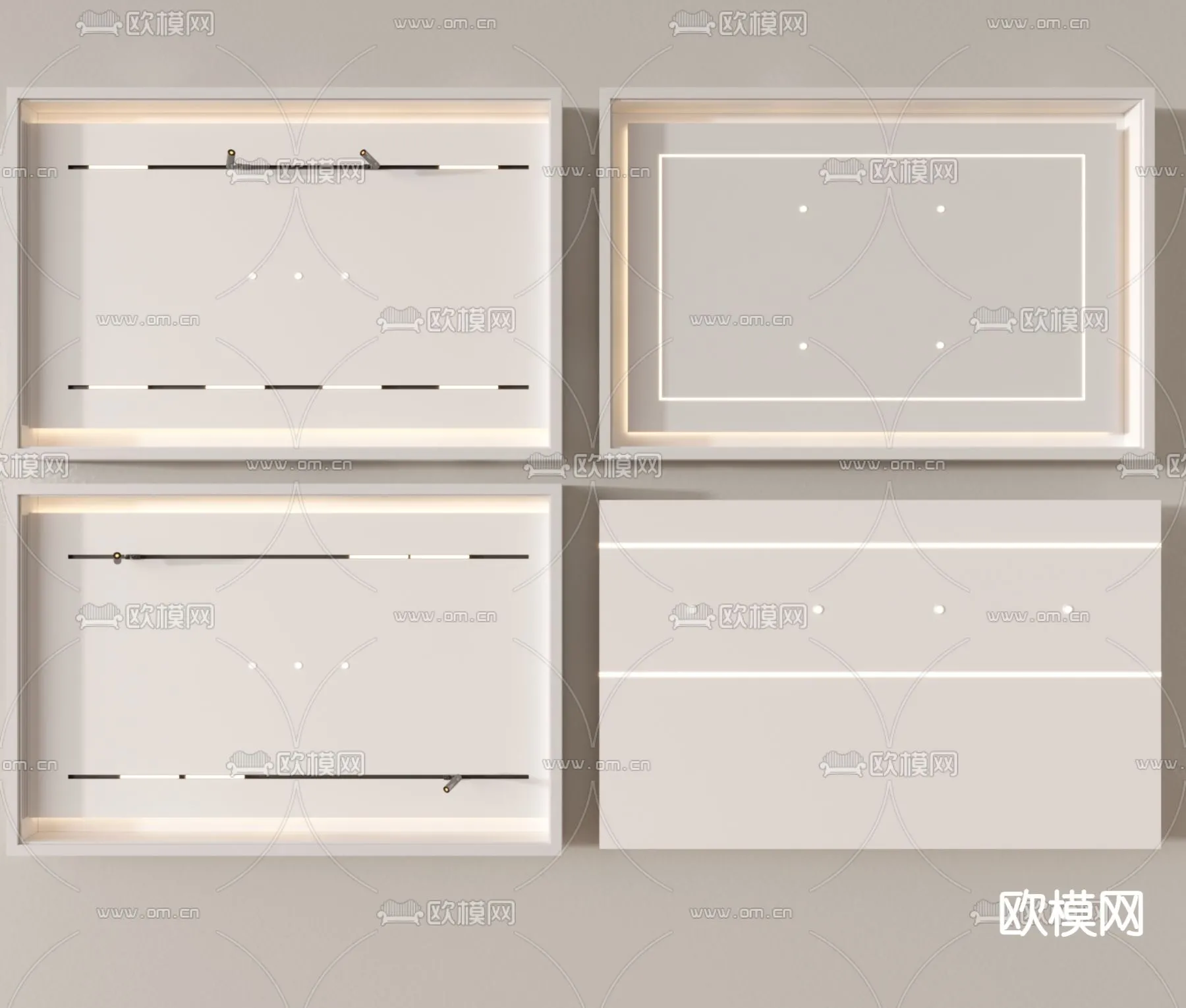 DECOR HELPER – DETAIL – CEILING – VRAY / CORONA – 3D MODEL – 3165