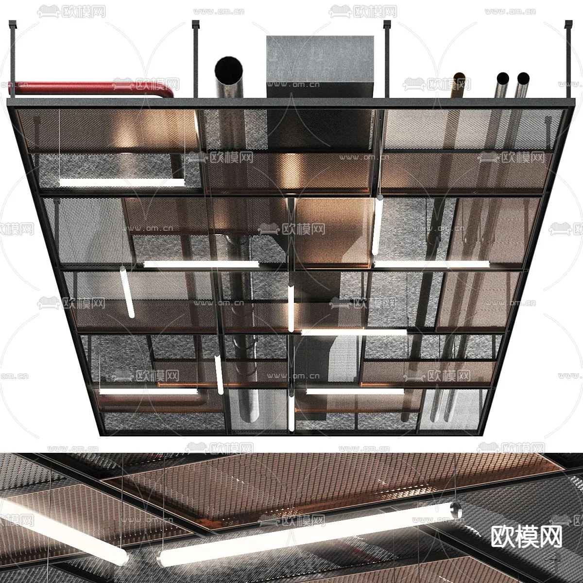 DECOR HELPER – DETAIL – CEILING – VRAY / CORONA – 3D MODEL – 3174