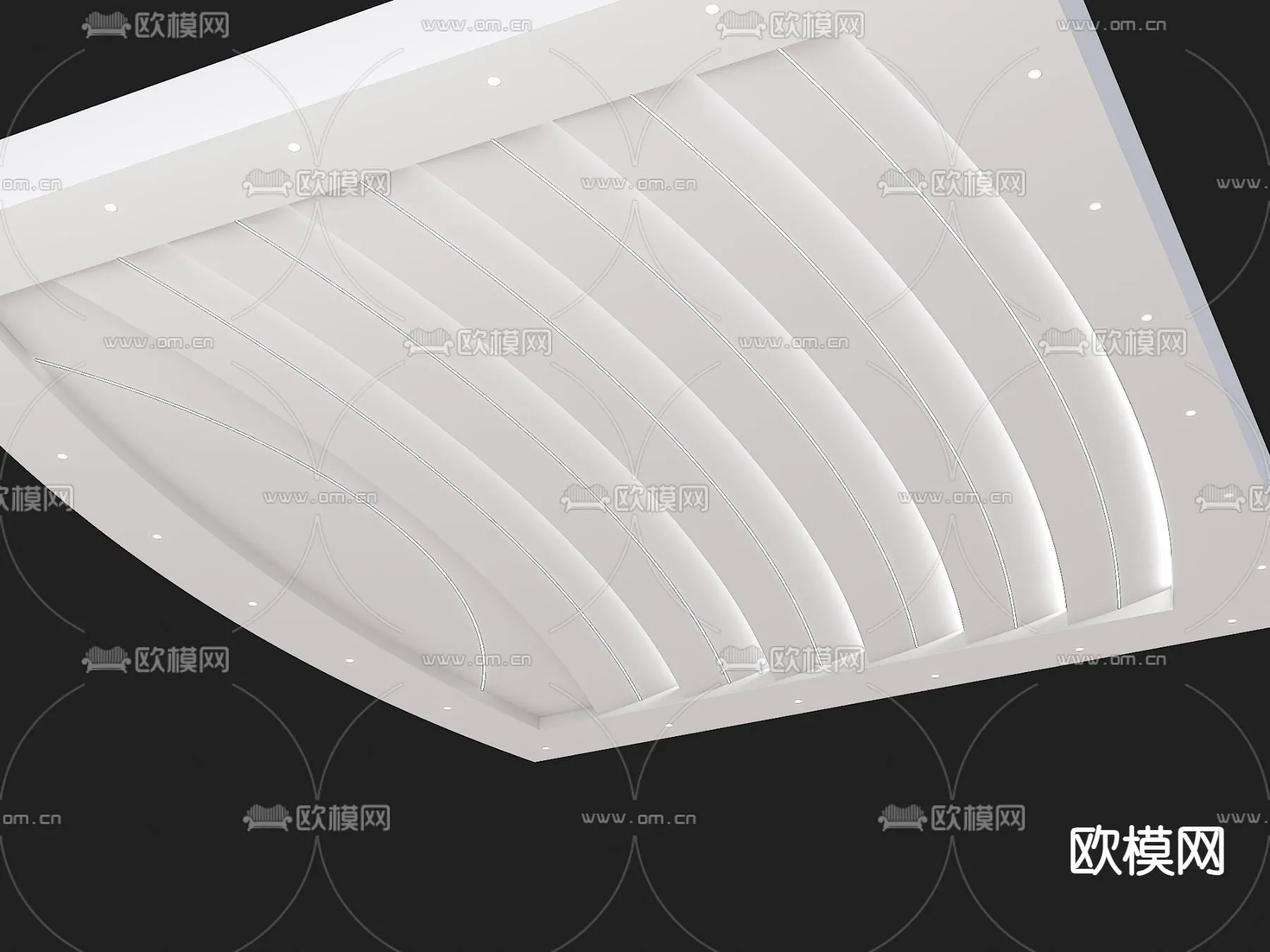 DECOR HELPER – DETAIL – CEILING – VRAY / CORONA – 3D MODEL – 3182