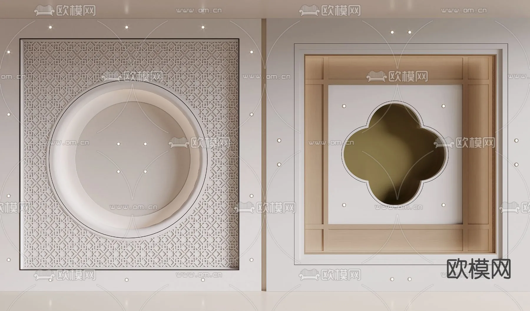 DECOR HELPER – DETAIL – CEILING – VRAY / CORONA – 3D MODEL – 3189