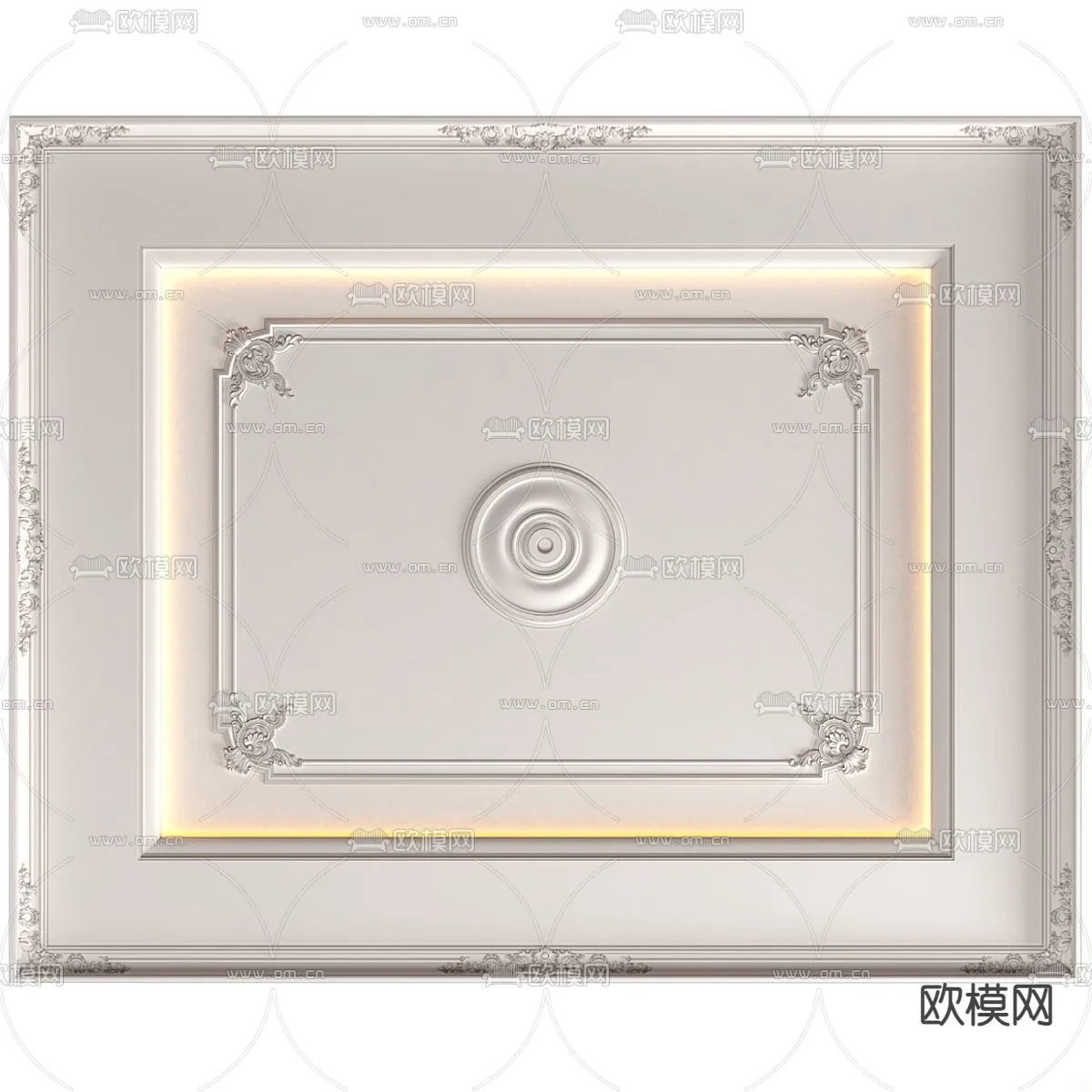 DECOR HELPER – DETAIL – CEILING – VRAY / CORONA – 3D MODEL – 3193