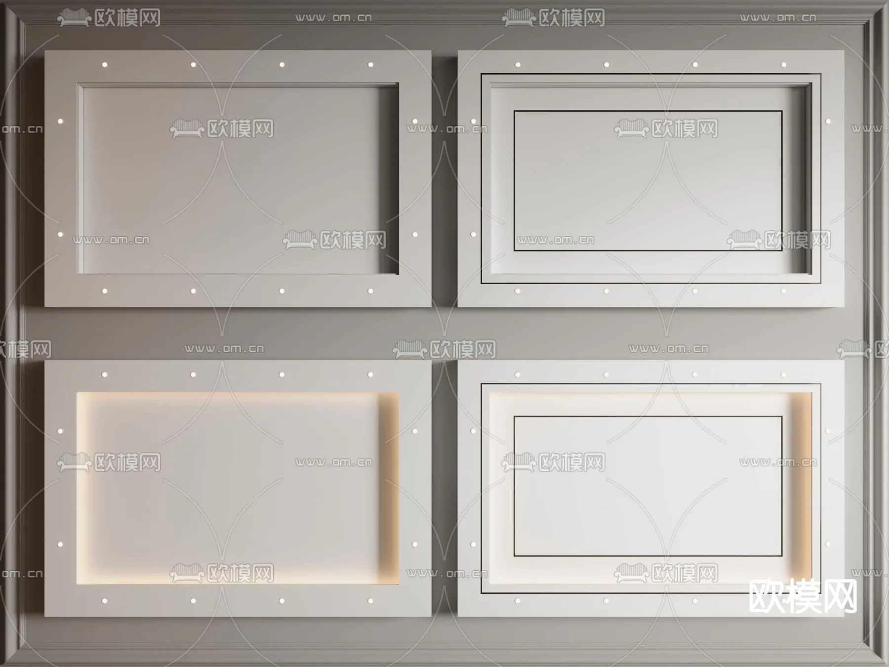 DECOR HELPER – DETAIL – CEILING – VRAY / CORONA – 3D MODEL – 3197