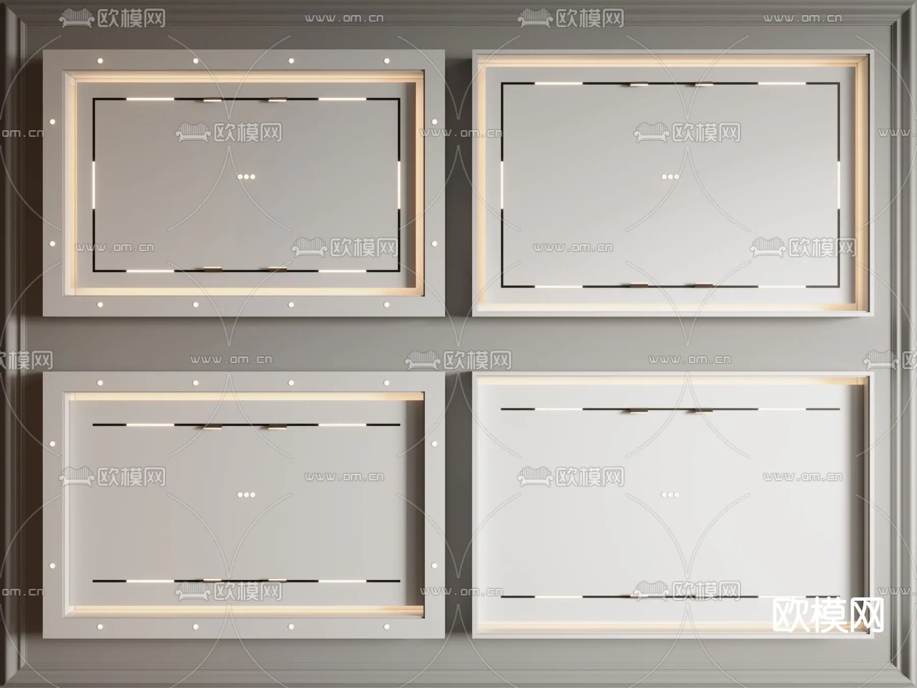 DECOR HELPER – DETAIL – CEILING – VRAY / CORONA – 3D MODEL – 3198