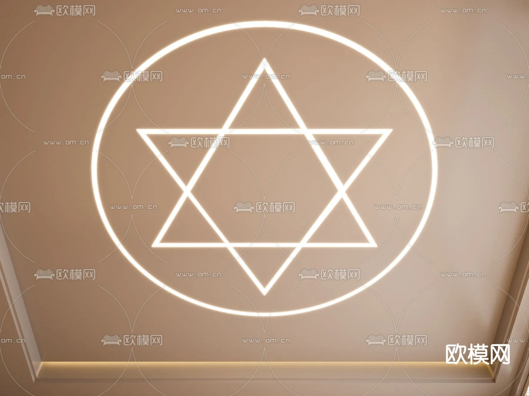 DECOR HELPER – DETAIL – CEILING – VRAY / CORONA – 3D MODEL – 3208