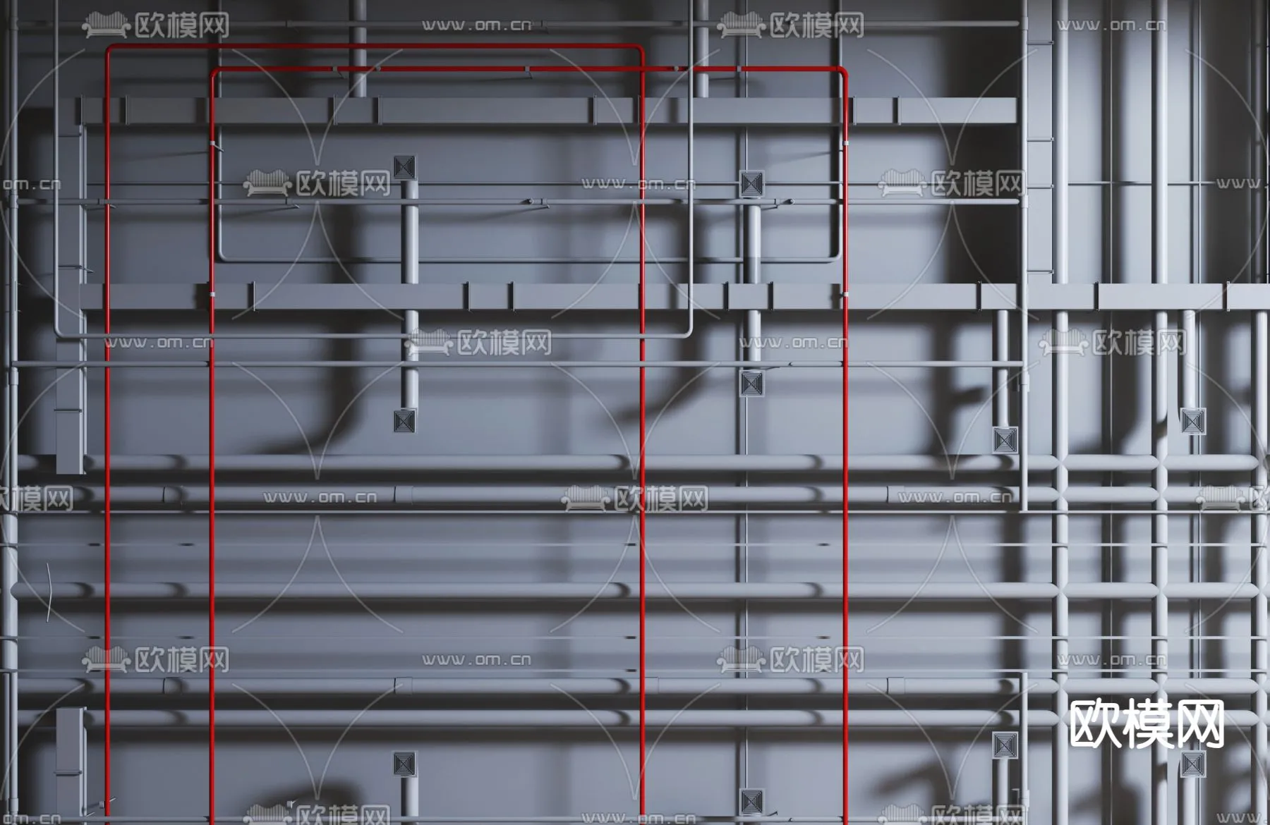 DECOR HELPER – DETAIL – CEILING – VRAY / CORONA – 3D MODEL – 3217