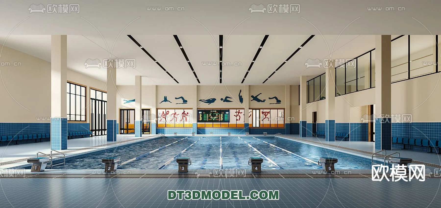 DECOR HELPER – EXTERIOR – POOL – CORONA – 3D MODEL – 1037