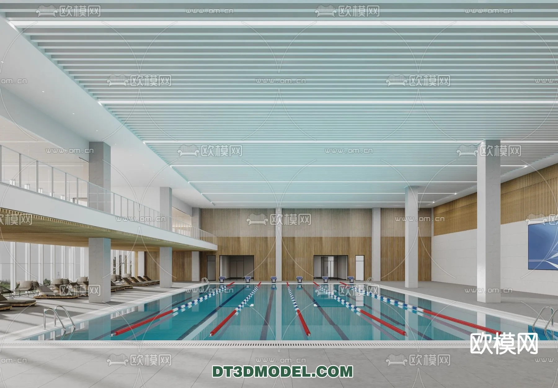 DECOR HELPER – EXTERIOR – POOL – CORONA – 3D MODEL – 1083