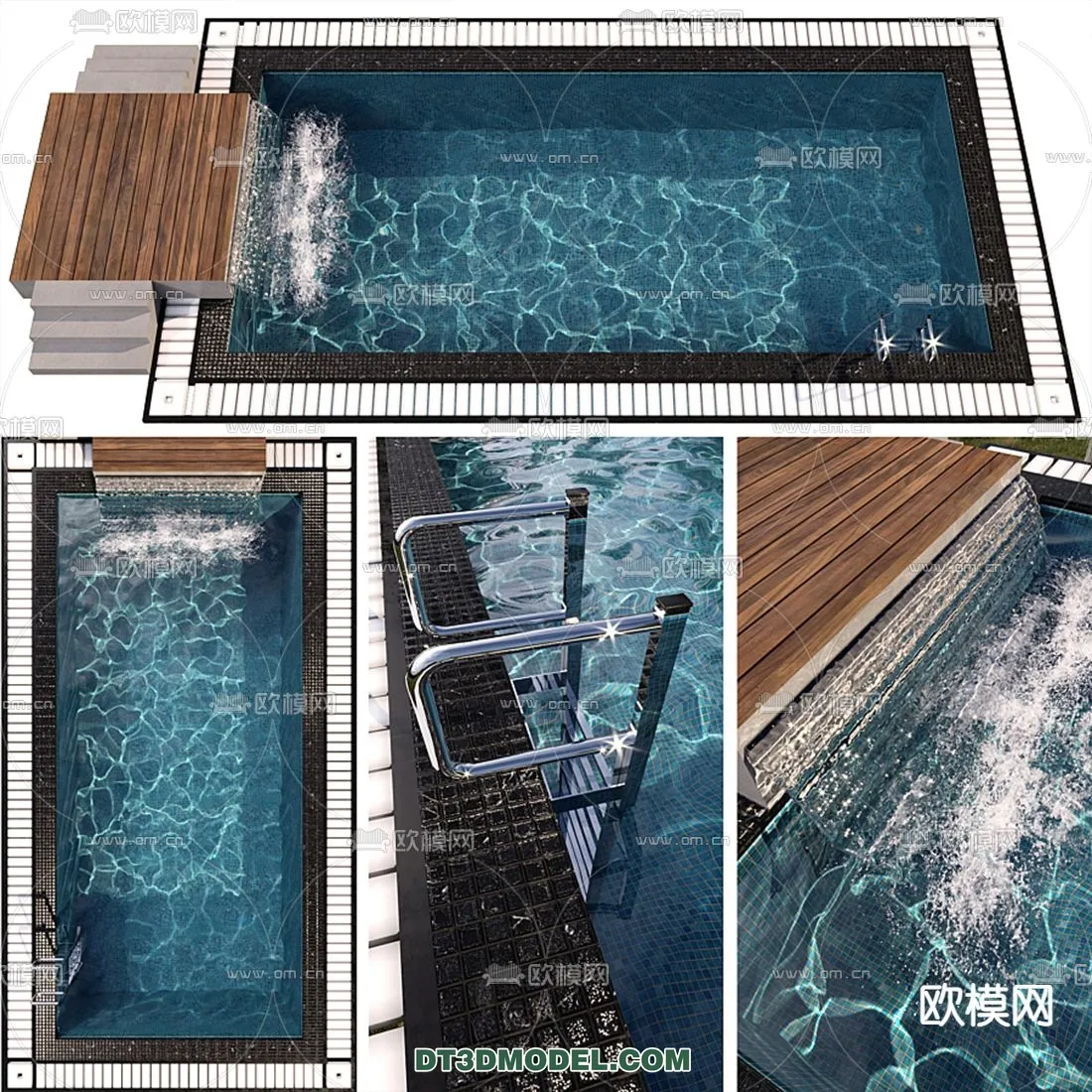 DECOR HELPER – EXTERIOR – POOL – VRAY / CORONA – 3D MODEL – 1004