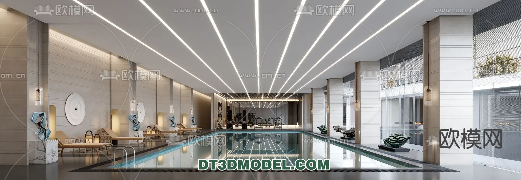 DECOR HELPER – EXTERIOR – POOL – VRAY / CORONA – 3D MODEL – 1028