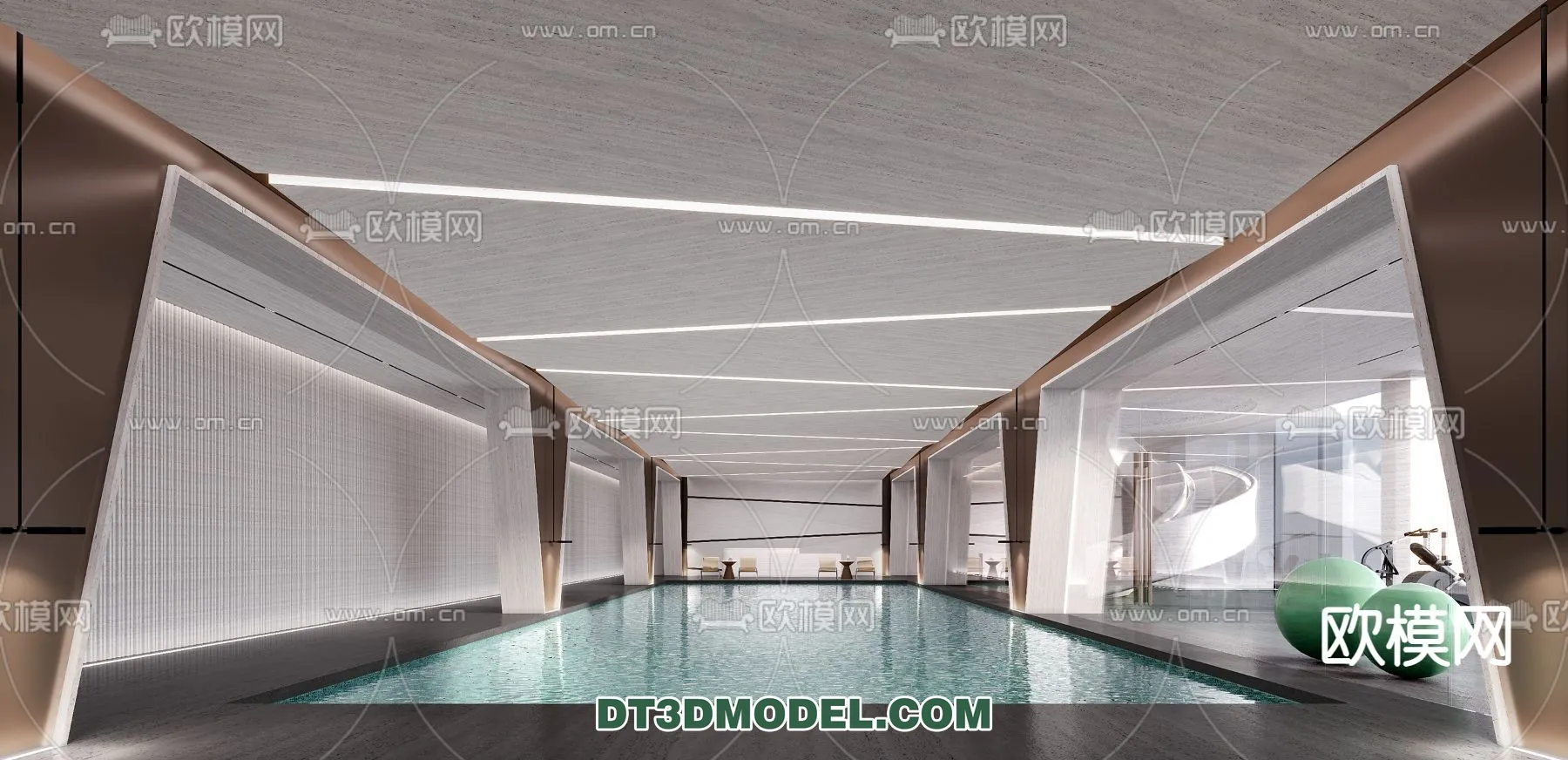 DECOR HELPER – EXTERIOR – POOL – VRAY / CORONA – 3D MODEL – 1030