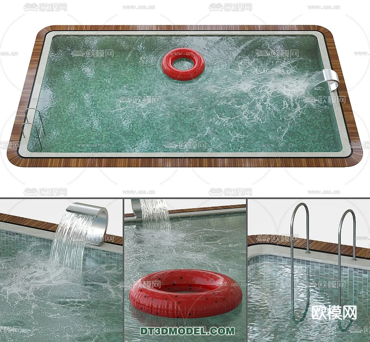 DECOR HELPER – EXTERIOR – POOL – VRAY / CORONA – 3D MODEL – 1049