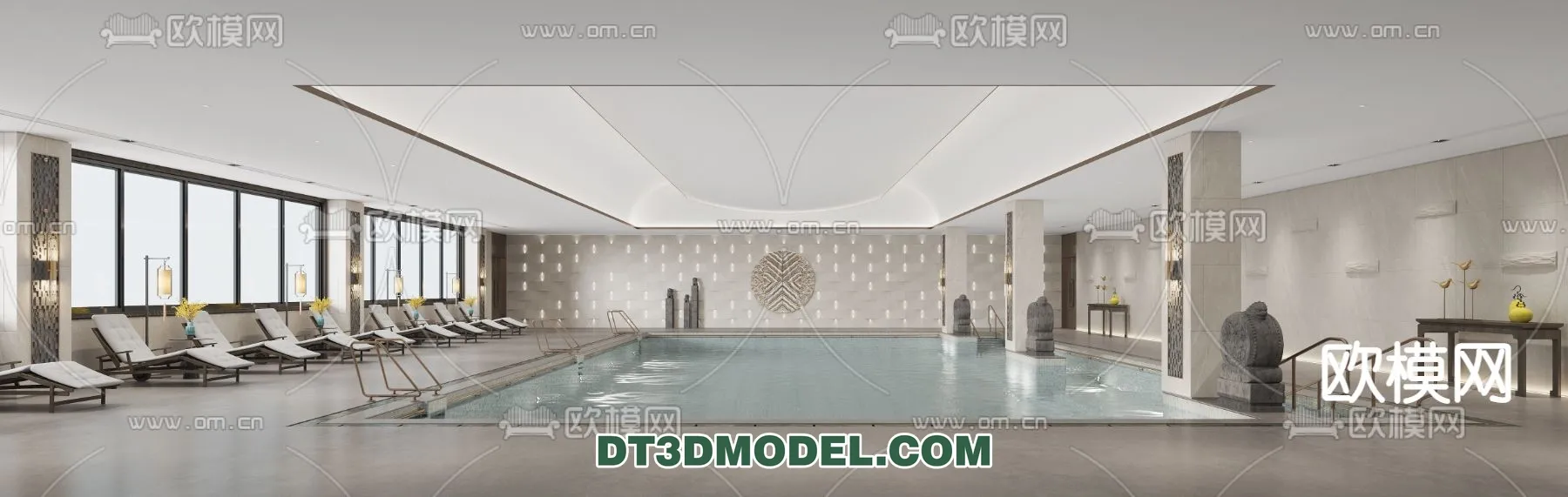 DECOR HELPER – EXTERIOR – POOL – VRAY / CORONA – 3D MODEL – 1056