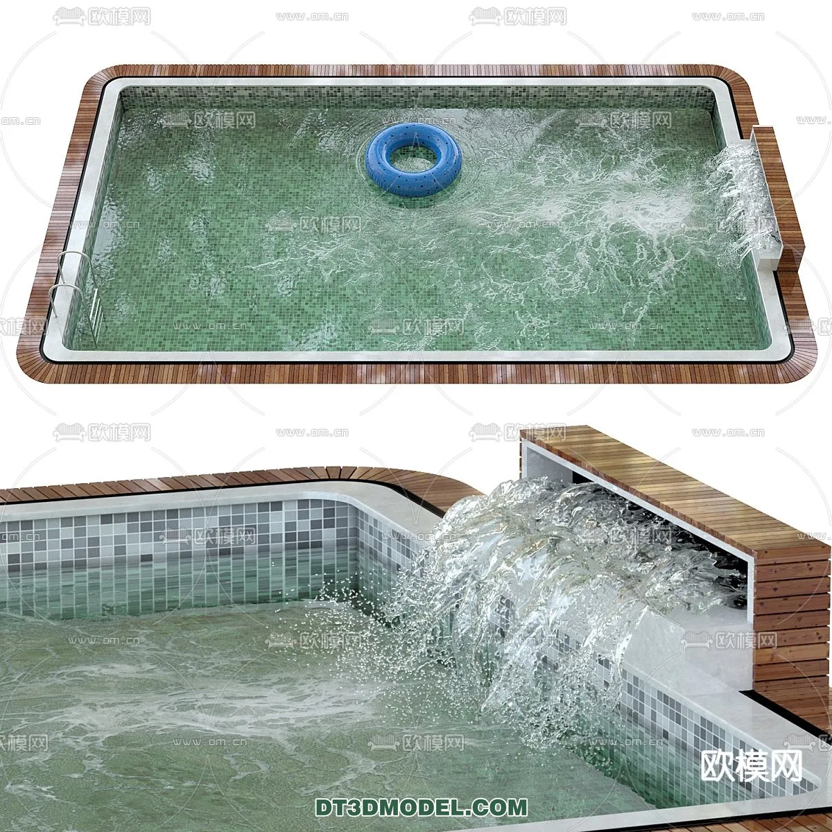 DECOR HELPER – EXTERIOR – POOL – VRAY / CORONA – 3D MODEL – 1067
