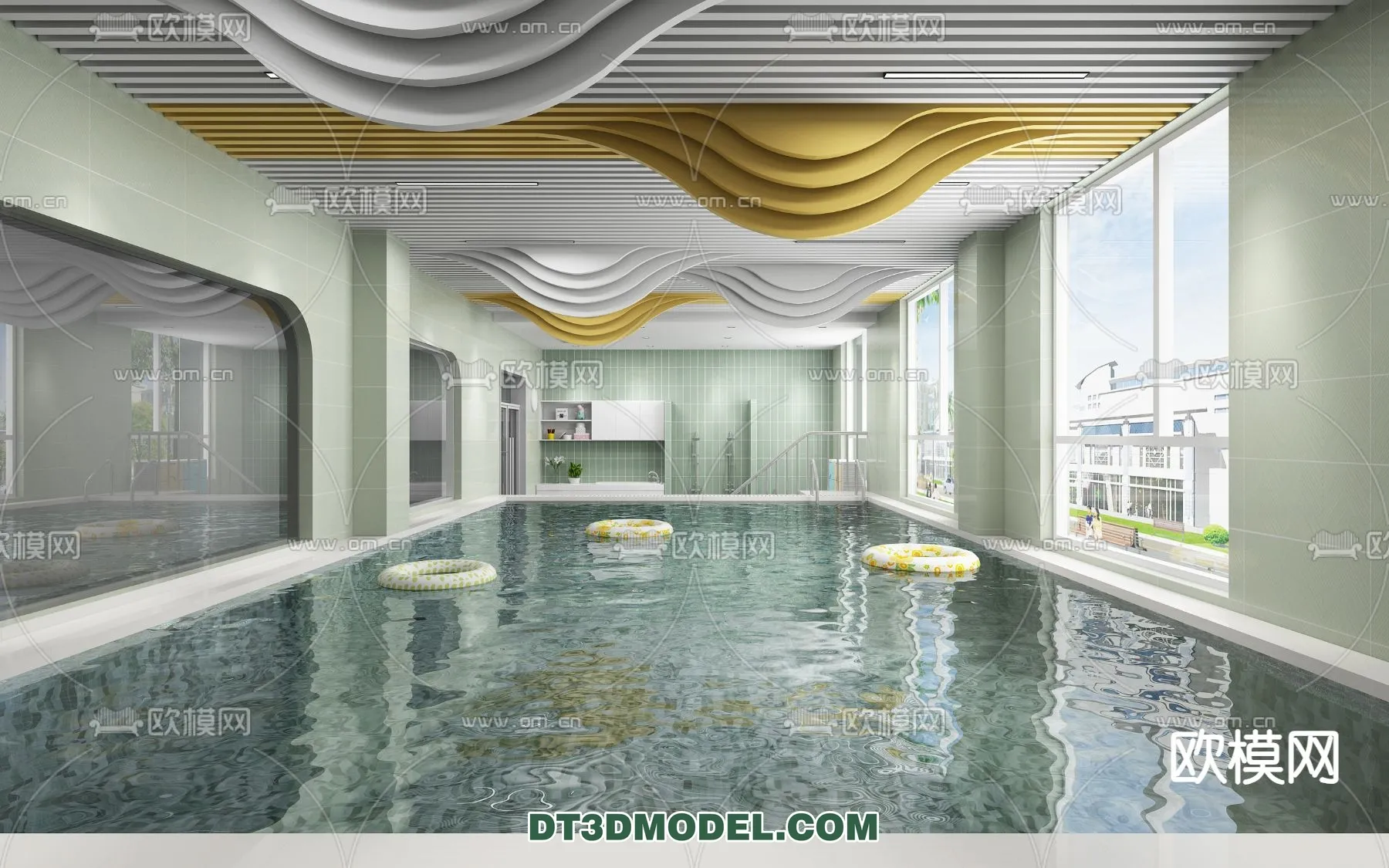DECOR HELPER – EXTERIOR – POOL – VRAY / CORONA – 3D MODEL – 1072