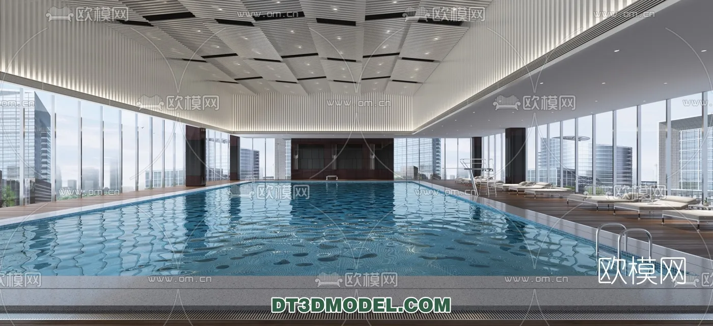 DECOR HELPER – EXTERIOR – POOL – VRAY / CORONA – 3D MODEL – 999