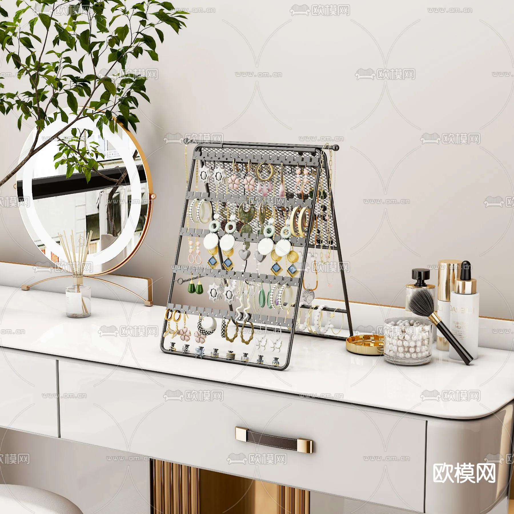 DECOR HELPER – INTERIOR – JEWELLERY – VRAY / CORONA – 3D MODEL – 3233