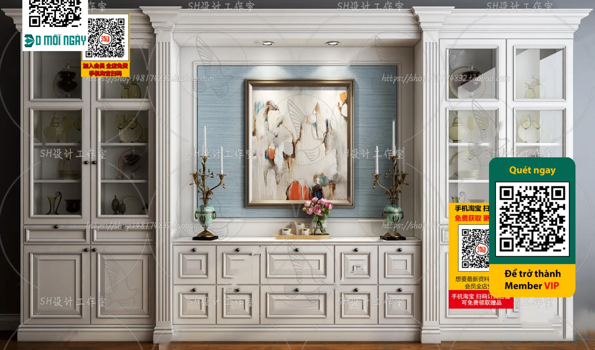 DECOR HELPER – INTERIOR – WINE SHOP – VRAY / CORONA – 3D MODEL – 5223