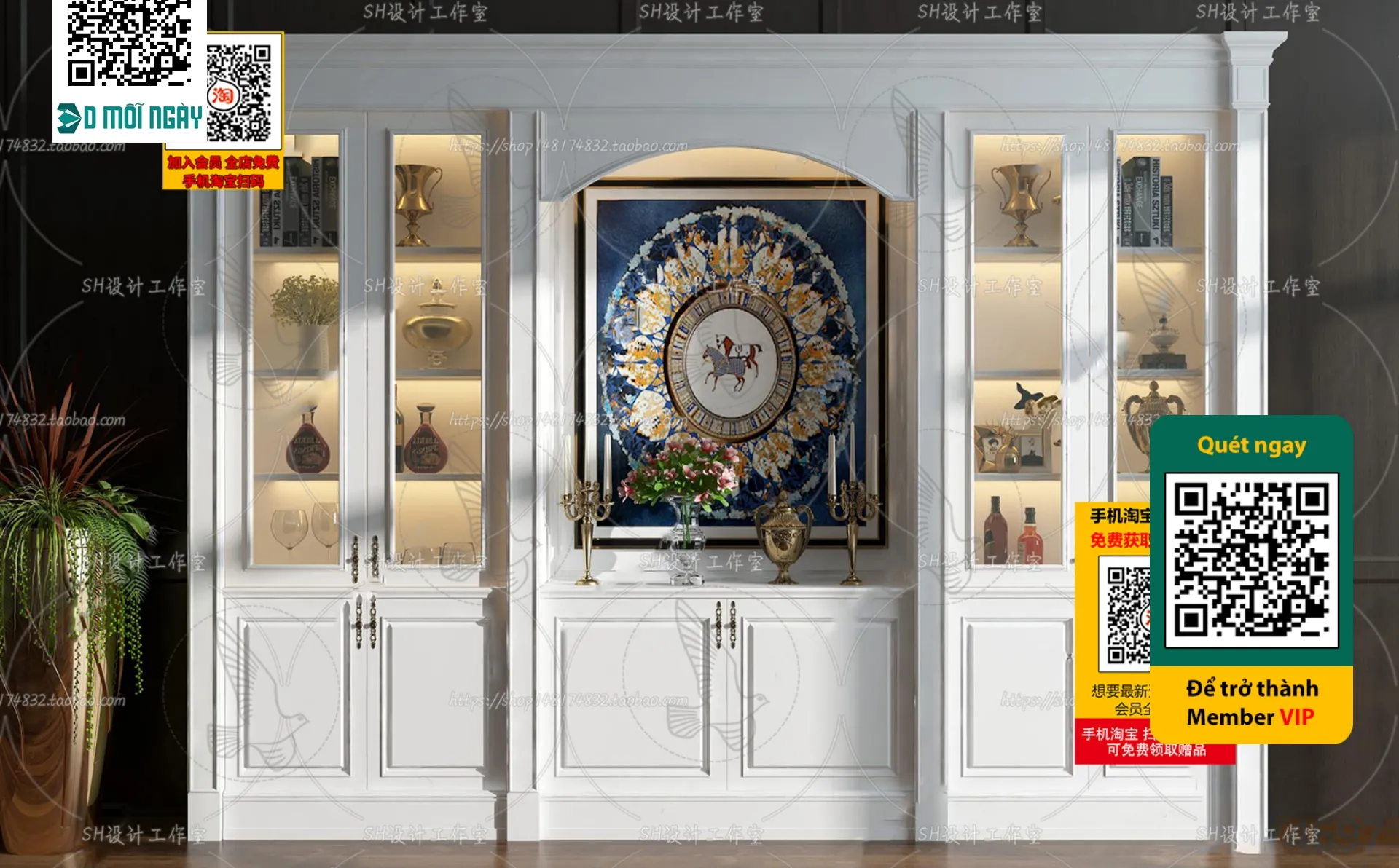 DECOR HELPER – INTERIOR – WINE SHOP – VRAY / CORONA – 3D MODEL – 5224