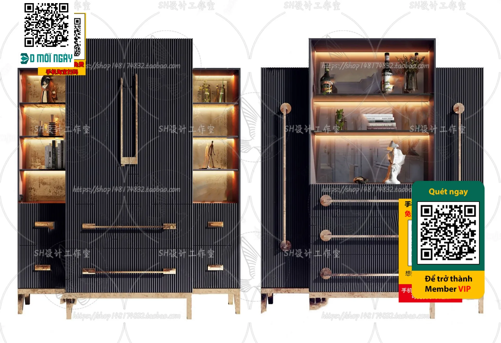 DECOR HELPER – INTERIOR – WINE SHOP – VRAY / CORONA – 3D MODEL – 5248