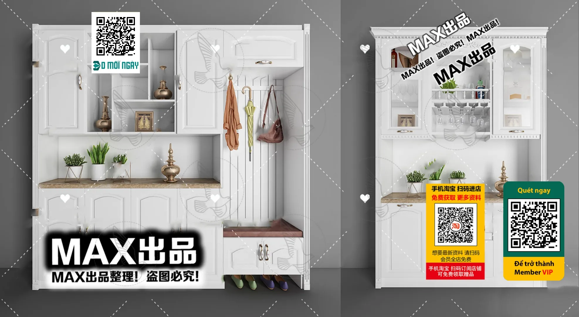 DECOR HELPER – INTERIOR – WINE SHOP – VRAY / CORONA – 3D MODEL – 5788