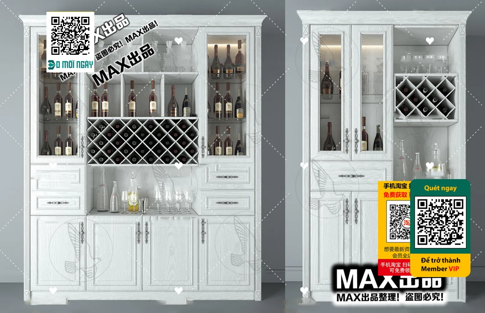 DECOR HELPER – INTERIOR – WINE SHOP – VRAY / CORONA – 3D MODEL – 5791