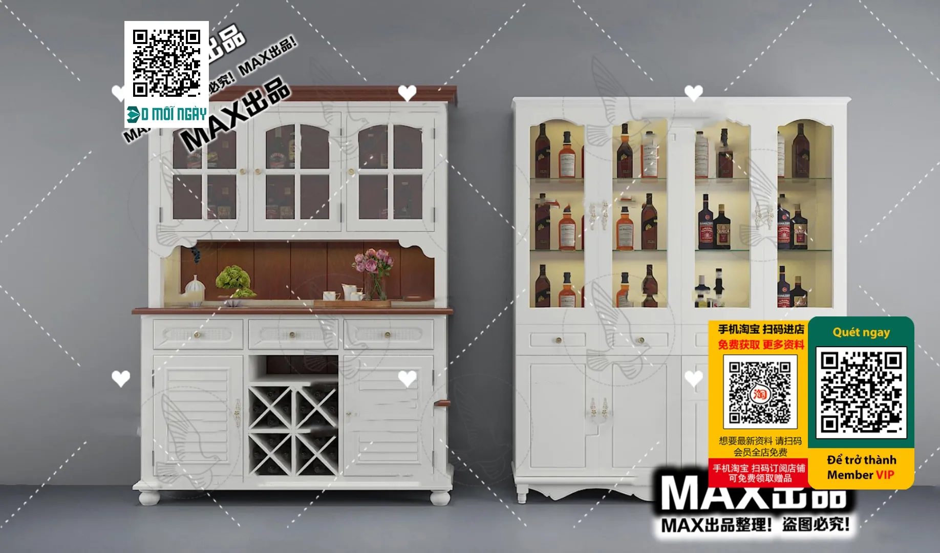 DECOR HELPER – INTERIOR – WINE SHOP – VRAY / CORONA – 3D MODEL – 5800