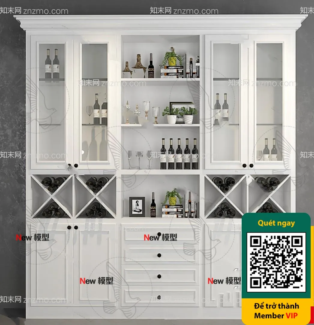 DECOR HELPER – INTERIOR – WINE SHOP – VRAY / CORONA – 3D MODEL – 6186