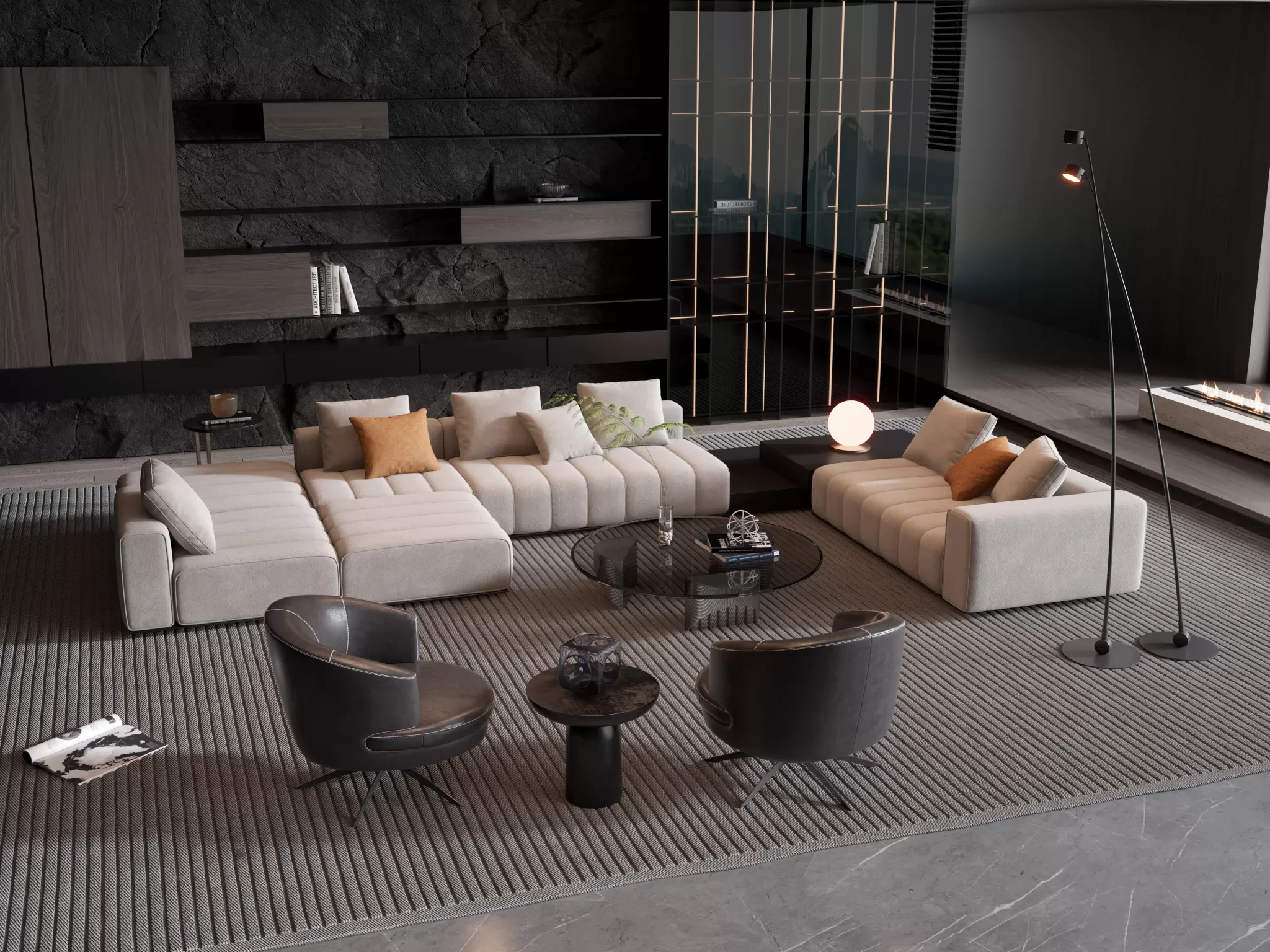 DECOR HELPER – LIVINGROOM – SOFA – LONG – 463