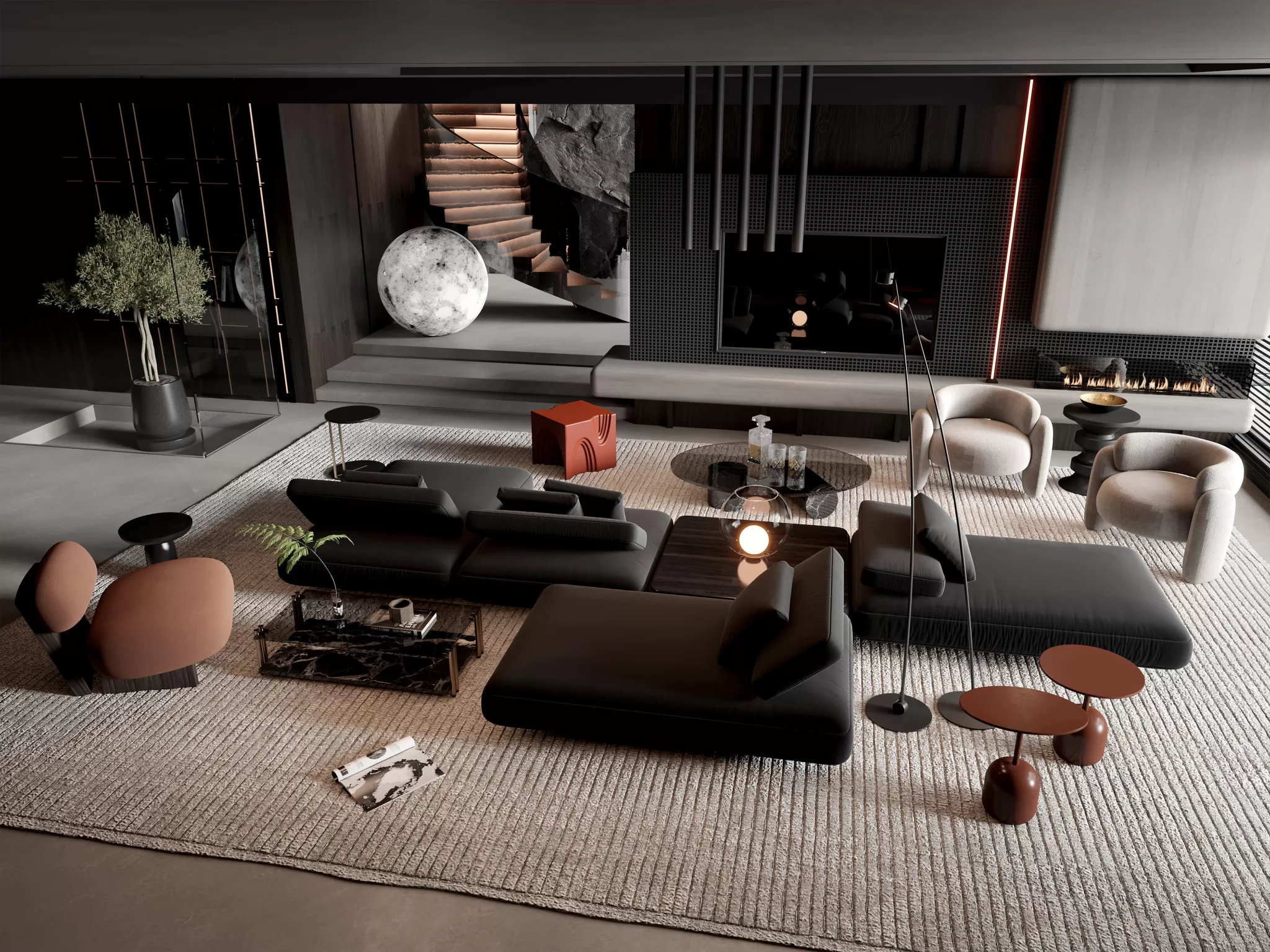 DECOR HELPER – LIVINGROOM – SOFA – LONG – 466